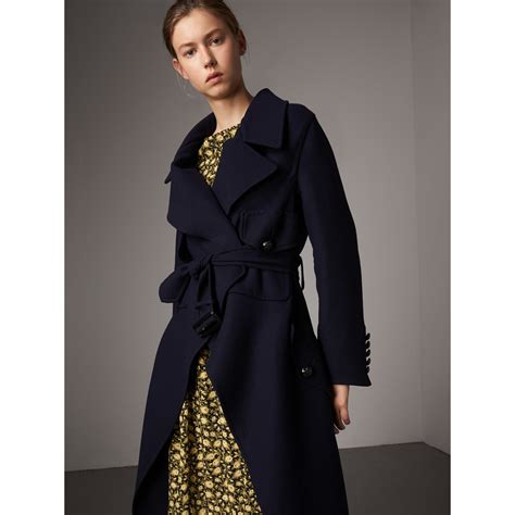 cashmere wrap coat burberry|Burberry wool cashmere coat women's.